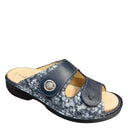 Finn Comfort, Zeno, Women's, Sandal, Indigo, Angled view