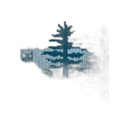 Darn Tough, Northwoods Micro Crew, Women's, Hiking Sock, Dark Teal, Detail view