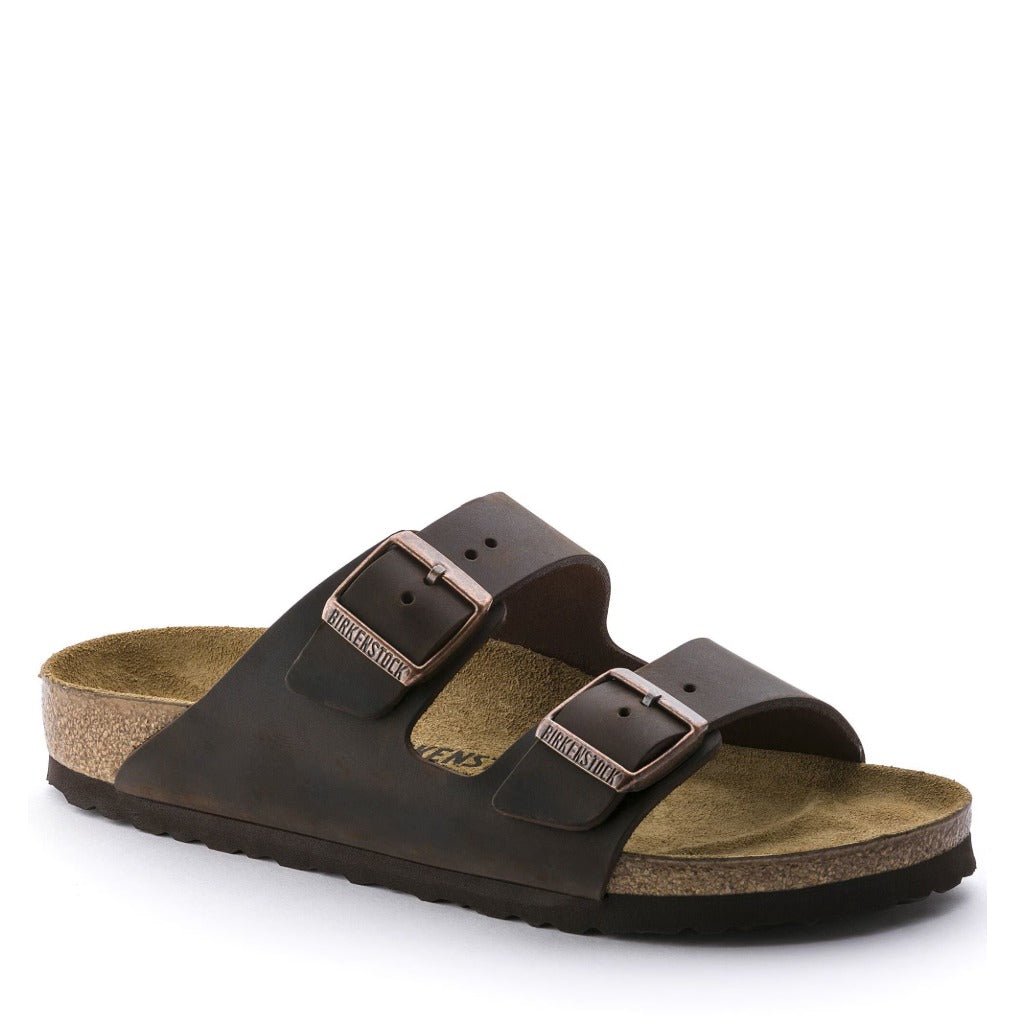 Birkenstock Arizona Oiled Leather Habana, Regular Fit - Shoetopia Footwear