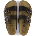 Birkenstock, Arizona Oiled Leather, Unisex, Sandal, Habana, Top view