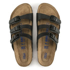 Birkenstock, Florida, Women's, Sandal, Black, Top view