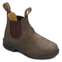 Blundstone, Kids 565, Kids', Chelsea Boot, Rustic Brown, Angled view