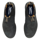 Blundstone, Classic 587, Unisex, Chelsea Boot, Rustic Black, Top view