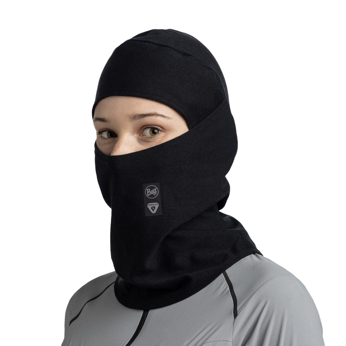 Buff ThermoNet Hinged Balaclava - Solid Black - Shoetopia Footwear