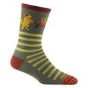 Darn Tough Women's Animal Haus Crew Lightweight Lifestyle Sock Herb