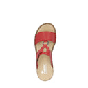 Rieker, 60885, Women's, Sandal, Red, Top view