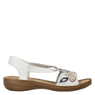 Rieker Regina 608B4 White, Medium Fit - Shoetopia Footwear
