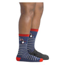 Darn Tough Men's Wild Life Crew Lightweight Cushion Lifestyle Sock Lake