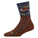 Darn Tough Women's Wild Life Crew Lightweight Cushion Lifestyle Sock Foliage