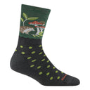 Darn Tough Women's Wild Life Crew Lightweight Cushion Lifestyle Sock Moss