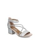 Shoetopia, Rieker, 64654-40, women’s sandal, silver, Right angle view