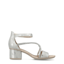 Shoetopia, Rieker, 64654-40, women’s sandal, silver, Right side view
