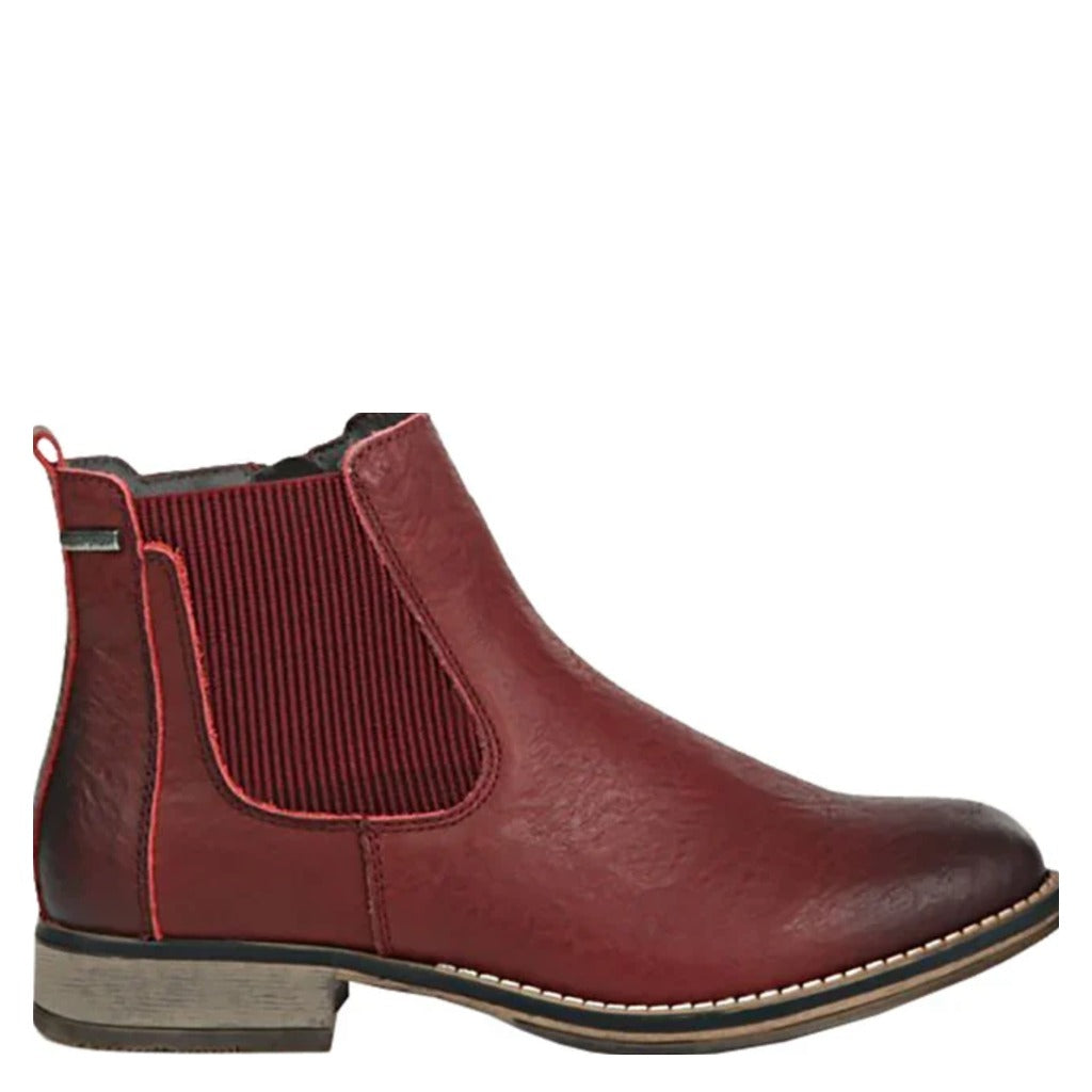 Josef Seibel, Berlina 01, Women's, Chelsea Boot, Red, Side view