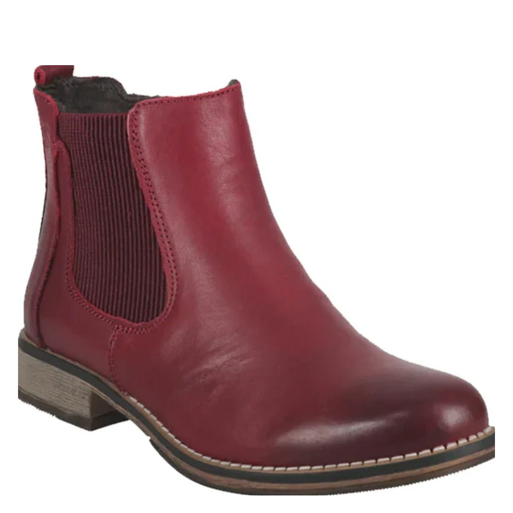 Josef Seibel, Berlina 01, Women's, Chelsea Boot, Red, Angled view