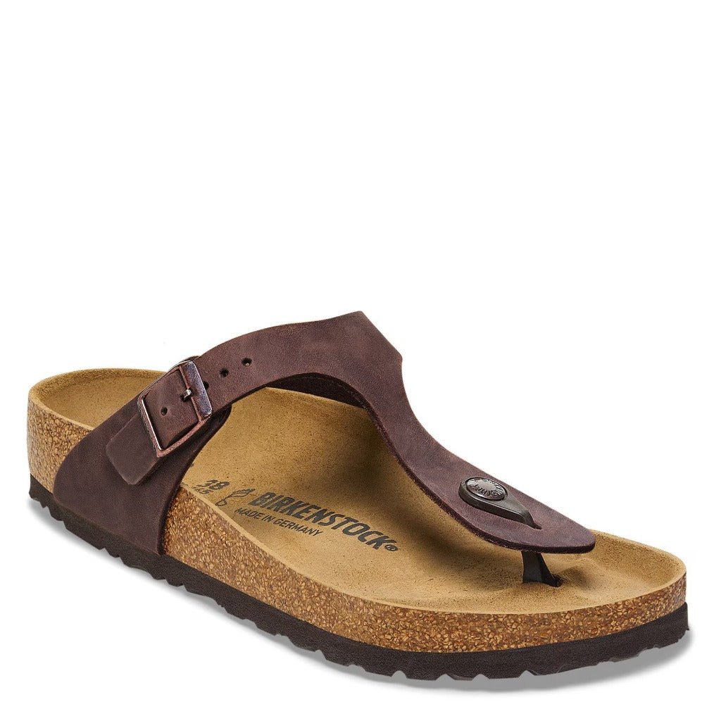 Birkenstock Gizeh Habana Oiled Leather, Regular Fit - Shoetopia Footwear