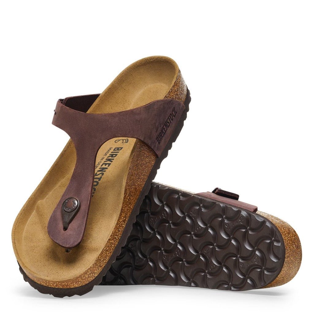 Birkenstock Gizeh Habana Oiled Leather, Regular Fit - Shoetopia Footwear
