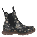 Romika, Peyton 05, Women's, Boot, Black Floral, Side view