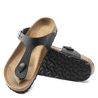 Birkenstock Gizeh Black Oiled Leather, Regular Fit - Shoetopia Footwear