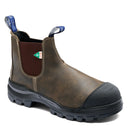 Blundstone, Thermal RotoFlex 9302, Unisex, Work Boot, Waxy Rustic Brown, Angled view