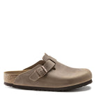 Birkenstock, Boston Oiled Leather, Unisex, Clog, Tabacco, Side view
