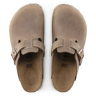 Birkenstock, Boston Oiled Leather, Unisex, Clog, Tabacco, Top view