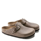 Birkenstock, Boston Oiled Leather, Unisex, Clog, Tabacco, Pair view