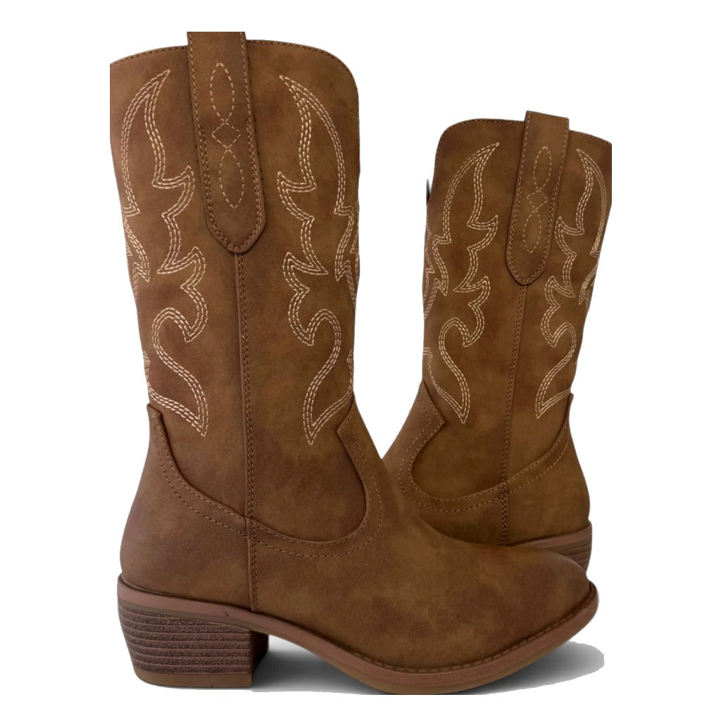 Taxi, Austin-01, Women's, Boot, Camel, Pair view