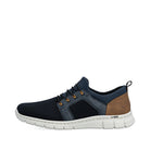 Rieker, Timo B7796, Men's, Sneaker, Navy, Side view