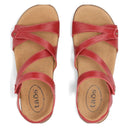 Taos, Big Time, Women's, Sandal, Red, Top view