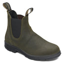 Blundstone, Original 1615, Women's, Chelsea Boot, Dark Olive, Angled view