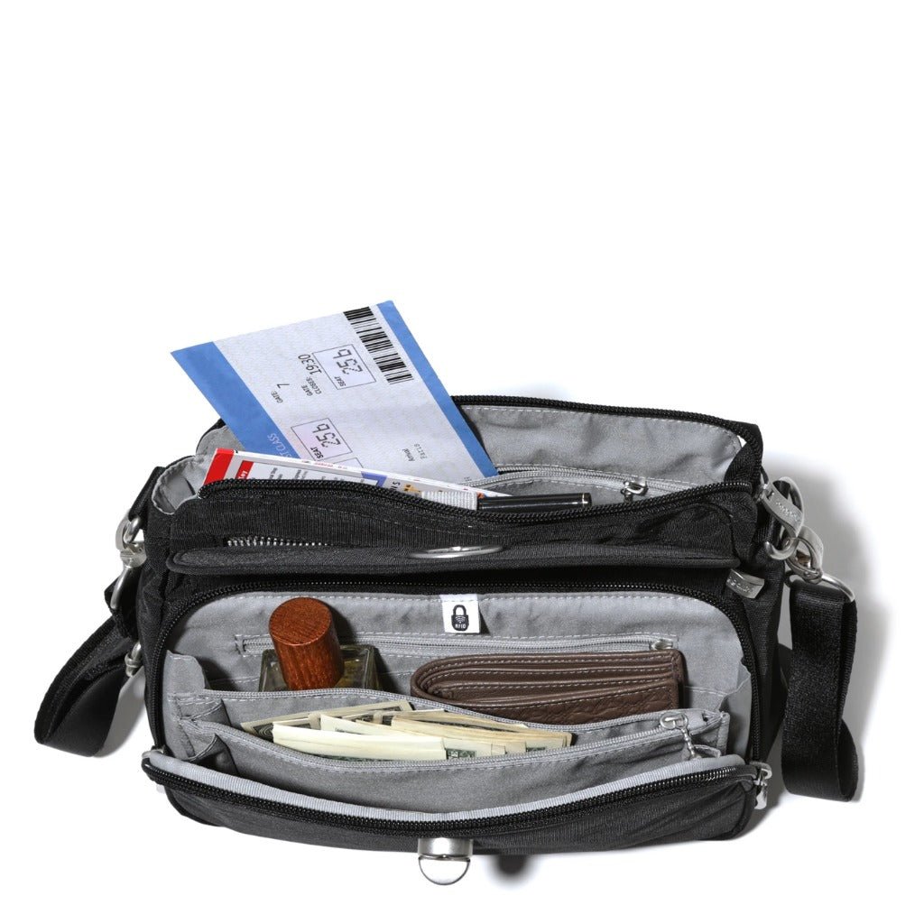 Baggallini True Classic Calais Crossbody - Black - Shoetopia Footwear
