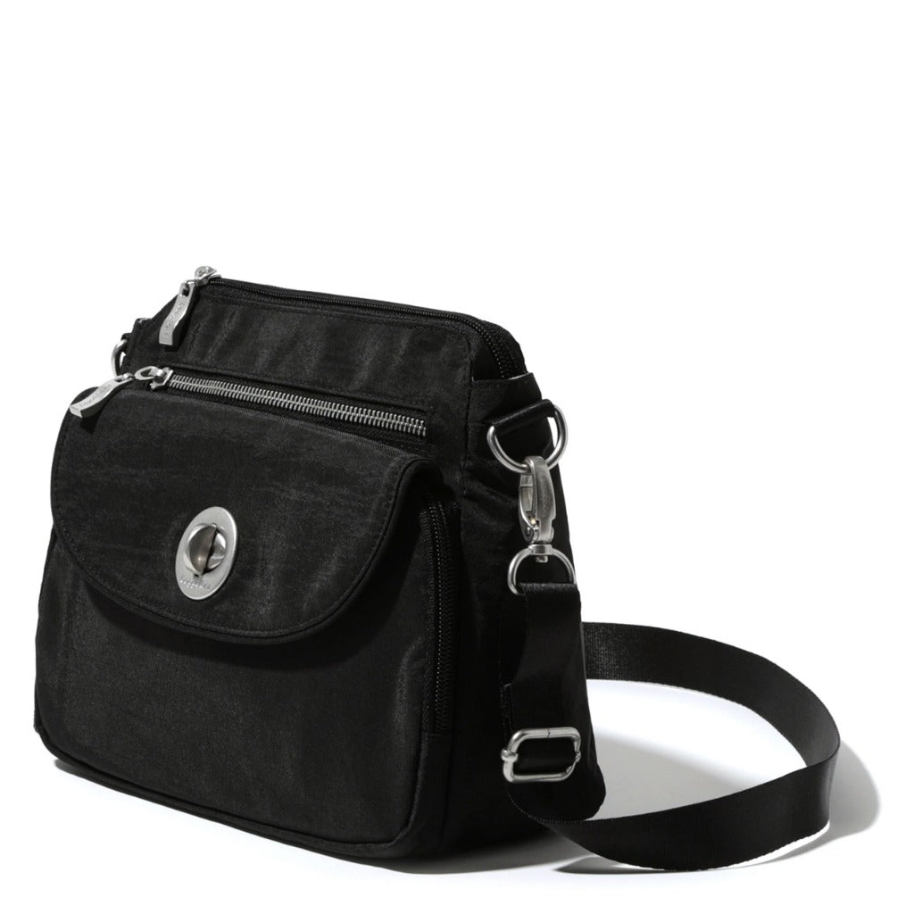 Baggallini True Classic Calais Crossbody - Black - Shoetopia Footwear