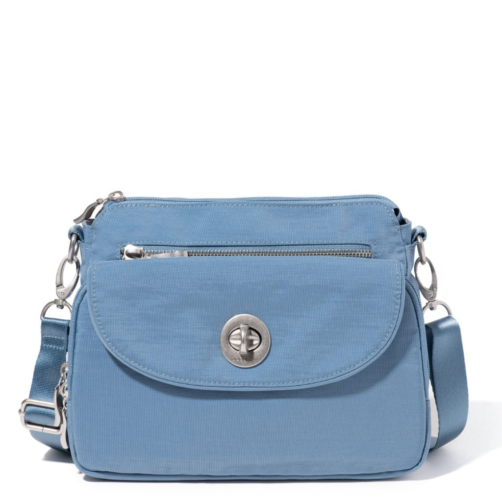 Baggallini, True Classic Calais Crossbody, Crossbody Bag, Cornflower, Front view