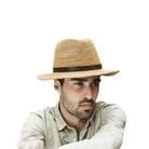 Canadian Hat, Cary, Unisex, Fedora, Natural, Back view