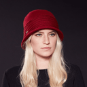 Canadian Hat, Clara Soft Wool Cloche, Women's, Cloche, Red, Alternate view