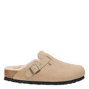 Birkenstock Boston Shearling Suede Taupe, Regular Fit