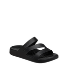 Crocs, Getaway Strappy, Women's, Sandal, Black, Angled view