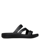 Crocs, Getaway Strappy, Women's, Sandal, Black, Side view
