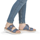 Remonte, D0Q51, Women's, Mule, Blue, Lifestyle image