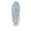Shoetopia, Remonte, D1C06-10, women’s casual lace-up shoe, light blue, Top view