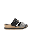 Remonte, D6463, Women's, Sandal, Black, Angled view