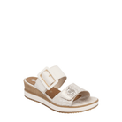 Remonte, D6463, Women's, Sandal, White/Gold, Angled view