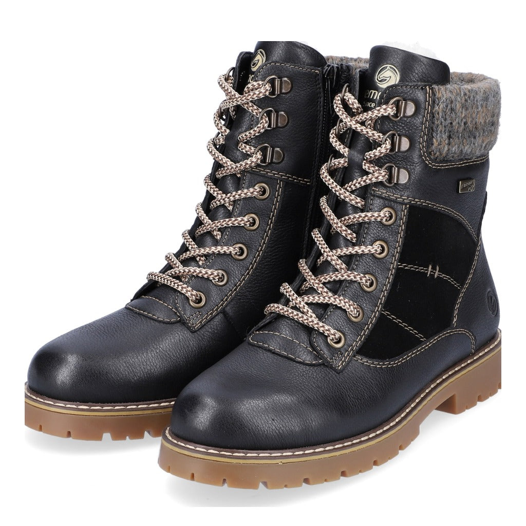 Remonte, D9378, Women's, Boot, Black, Pair view