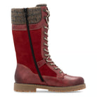 Remonte, D9380, Women's, Boot, Red, Medial side view