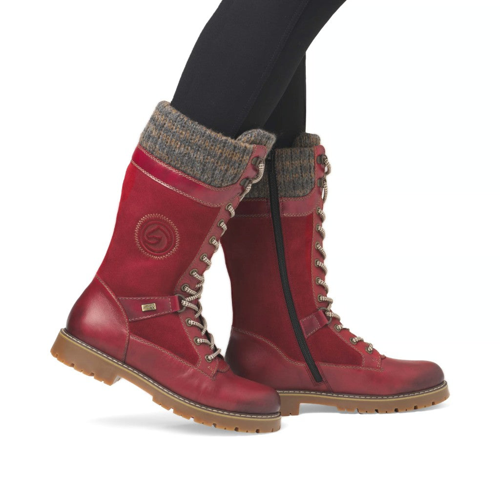 Remonte, D9380, Women's, Boot, Red, Lifestyle image