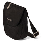 Baggallini, Dash Crossbody, Crossbody Bag, Black, Angled view