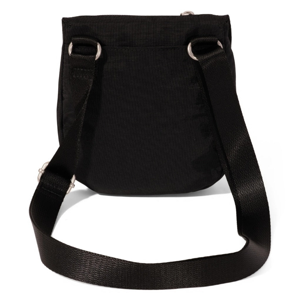 Baggallini, Dash Crossbody, Crossbody Bag, Black, Rear view
