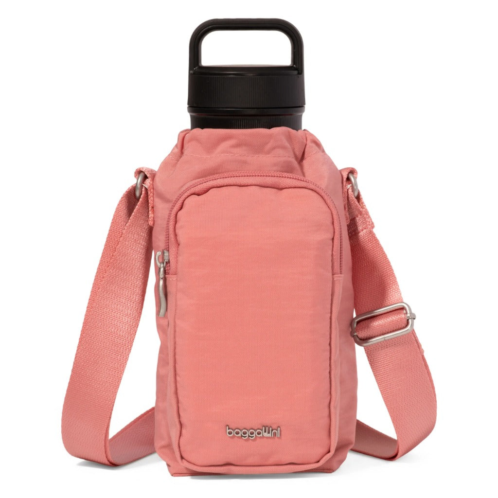 Baggallini, Everyday Water Bottle Crossbody, Crossbody Bag, Terracotta, Front view