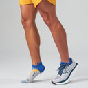Feetures, Elite Light Cushion No Show Tab, Unisex, Sock, Rally Blue, Angled view