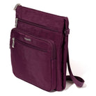 Baggallini, Modern Everywhere Out and About Crossbody, Crossbody Bag, Mulberry, Angled view
